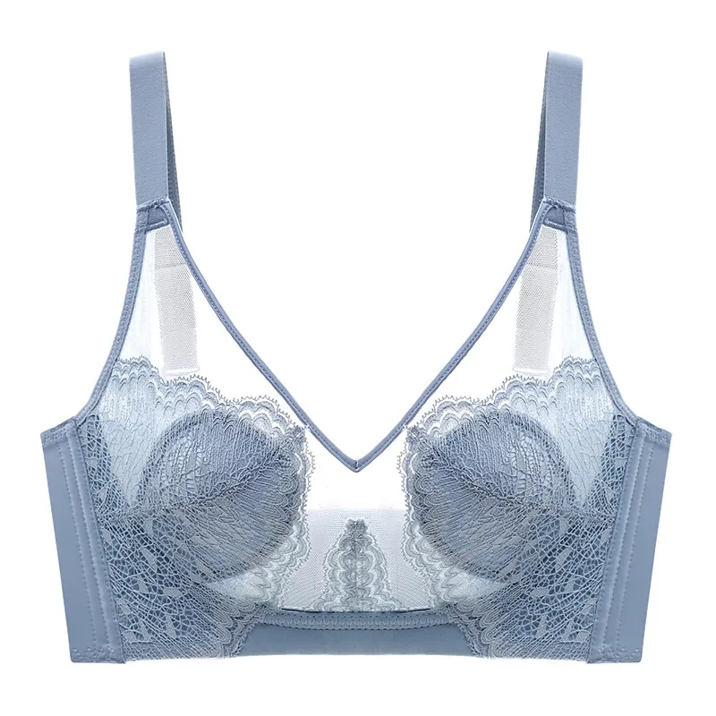 (B-Cカップ) ノンワイヤー しっかり美胸 谷間メイク 高通気 バストアップ  ナイトブラ