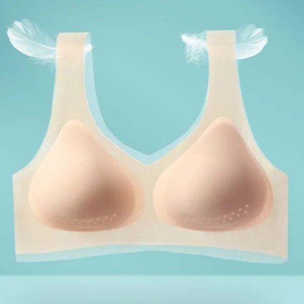 (A-Dカップ) ノンワイヤー 締め付け感ゼロ 脱ぎやすい 無感 背中すっきりブラジャー