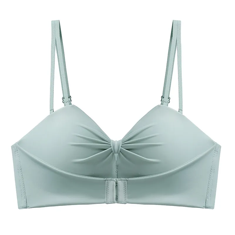 【美胸補整】ナイトブラ 谷間 ホールド感 A-Bカップ ノンワイヤー 育乳 ブラ・ショーツセット