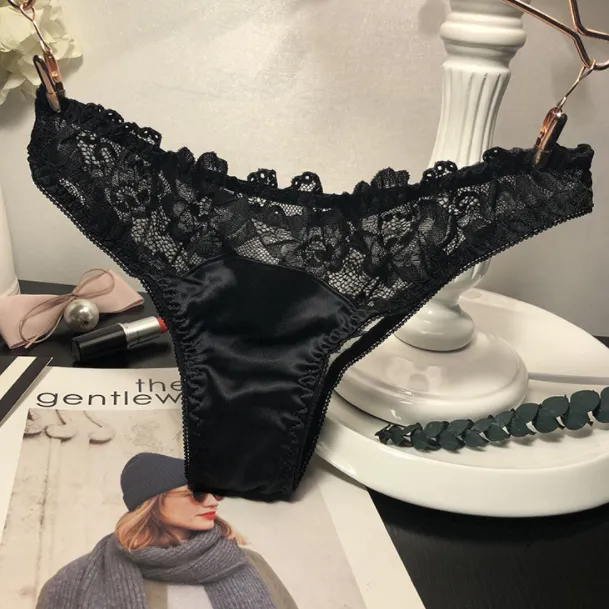 大活躍 切り替え レース  セクシー  透け感  Ｔバック・タンガ