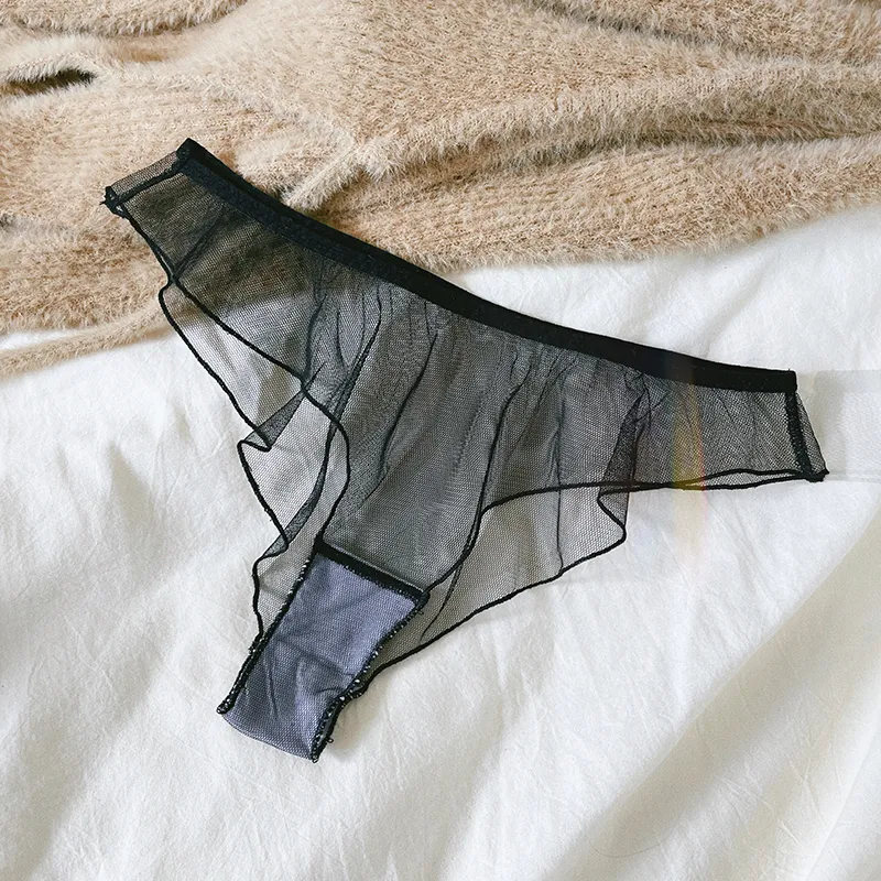 透け透け 誘惑 メッシュ セクシー  美尻   高通気 接触冷感 ローウエスト Ｔバック・タンガ