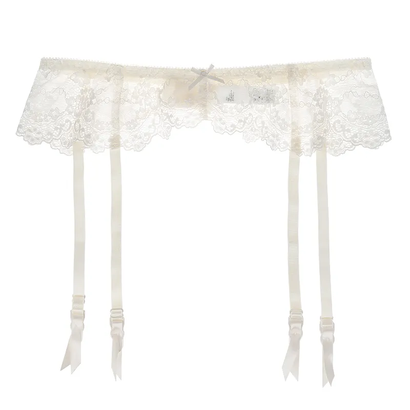 【ストッキング用】単品レースリボンセクシーガーターベルト