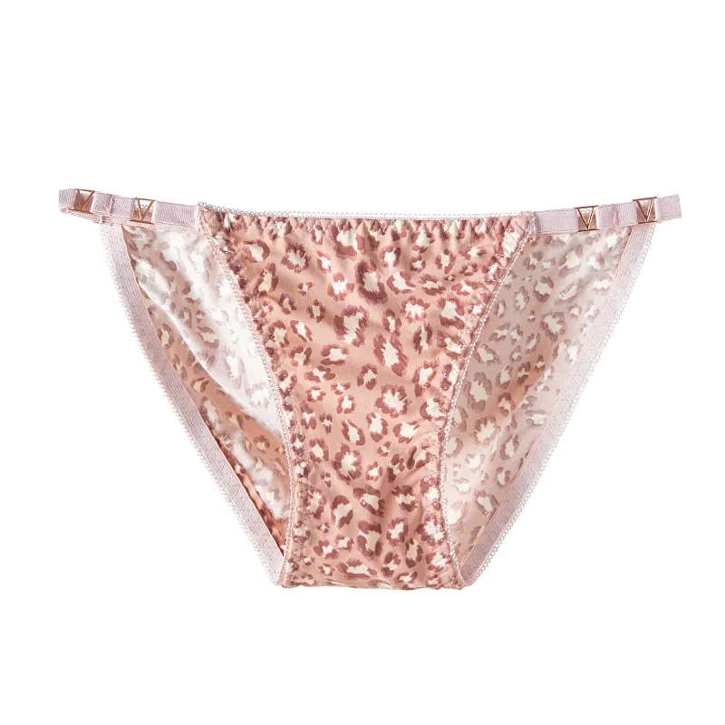 美尻 視覚的にを誘い 配色 プリント ヒョウ柄 ローウエストショーツ