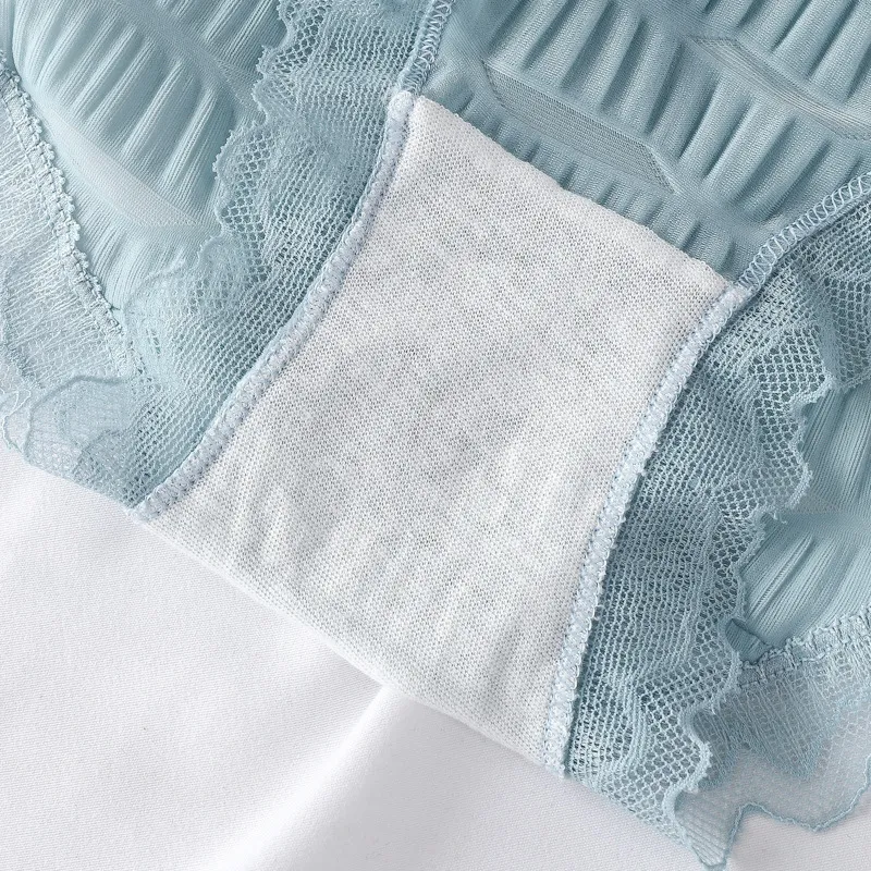 通気性抜群 オシャレ 柔らかい 肌に優しい リボン付き 伸縮性のある 美尻 スタンダードショーツ