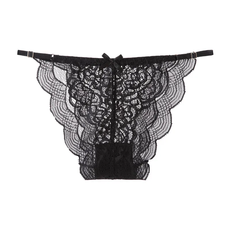 セクシー レース 透け透け 通気性良い 無地 柔らかい 美尻 超薄め Ｔバック・タンガ