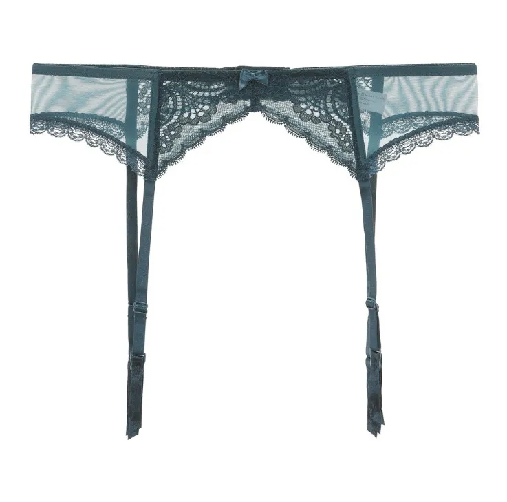 透け感レースストッキング用女性ガーターベルト