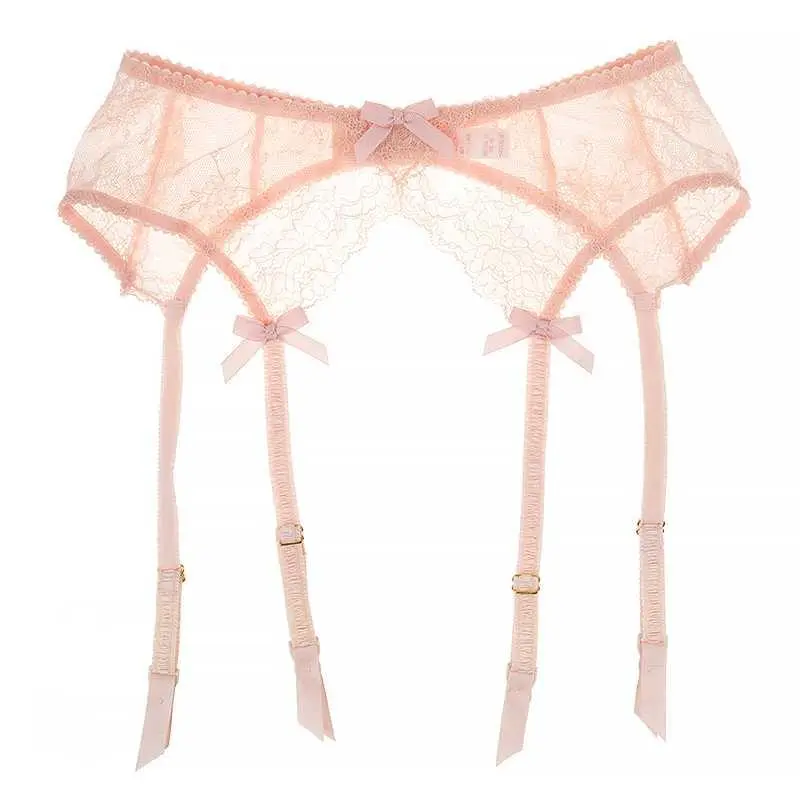 ストッキング用レースリボン付レディース下着セクシーガーターベルト