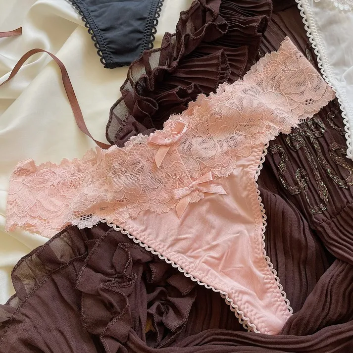 超人気商品 食い込みにくい 大人らしい ローウエスト ボウタイ Ｔバック・タンガ