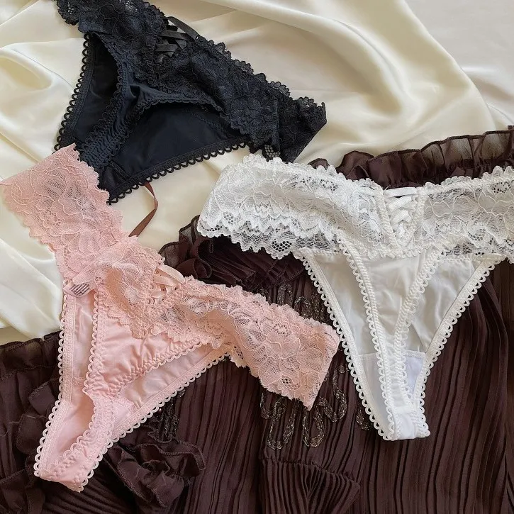 超人気商品 食い込みにくい 大人らしい ローウエスト ボウタイ Ｔバック・タンガ