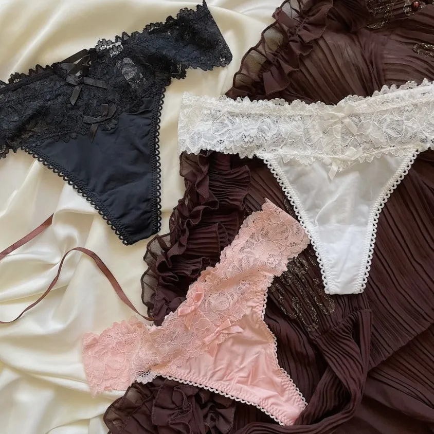 超人気商品 食い込みにくい 大人らしい ローウエスト ボウタイ Ｔバック・タンガ