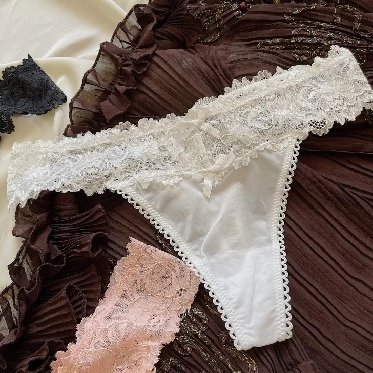 超人気商品 食い込みにくい 大人らしい ローウエスト ボウタイ Ｔバック・タンガ