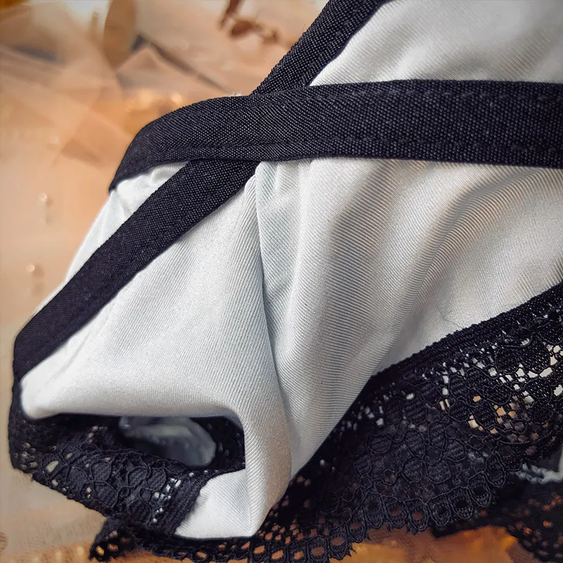 デザイン性抜群 レース セクシー 誘惑 ローウェスト コットン 切り替え Ｔバック・タンガ