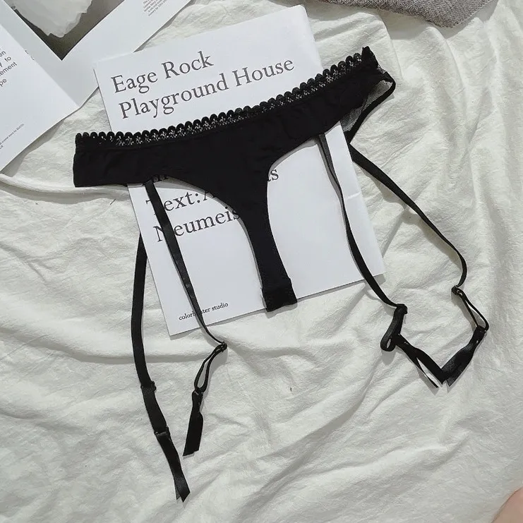 セクシー ガーターベルト メッシュ 切り替え 透け透け セクシー Ｔバック・タンガ