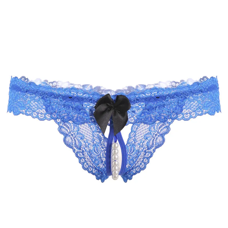 可愛いデザイン セクシー 誘惑 マンネリ解消 穴開き リボン レース パール 配色 Ｔバック・タンガ