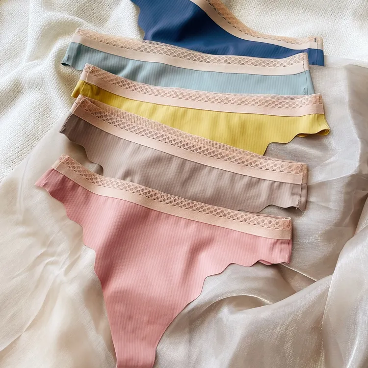 気質アップ シームレス 薄い ローウエスト 切り替え Ｔバック・タンガ