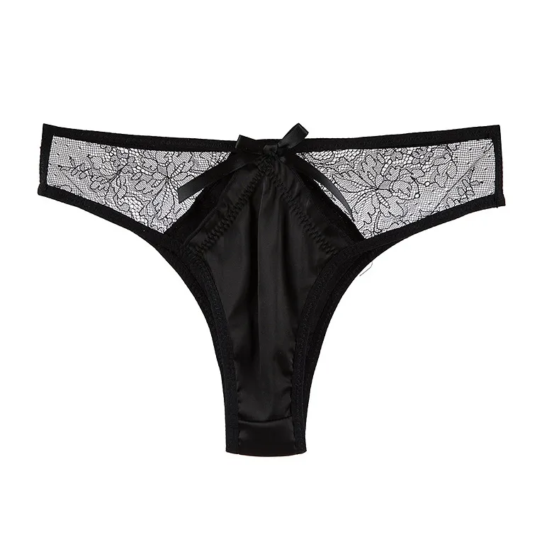 肌触り抜群 魅力の一枚 滑らか 通気性良い 切り替え レース Ｔバック・タンガ