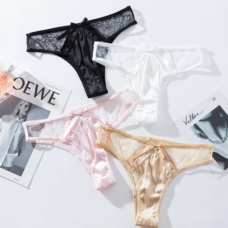 肌触り抜群 魅力の一枚 滑らか 通気性良い 切り替え レース Ｔバック・タンガ