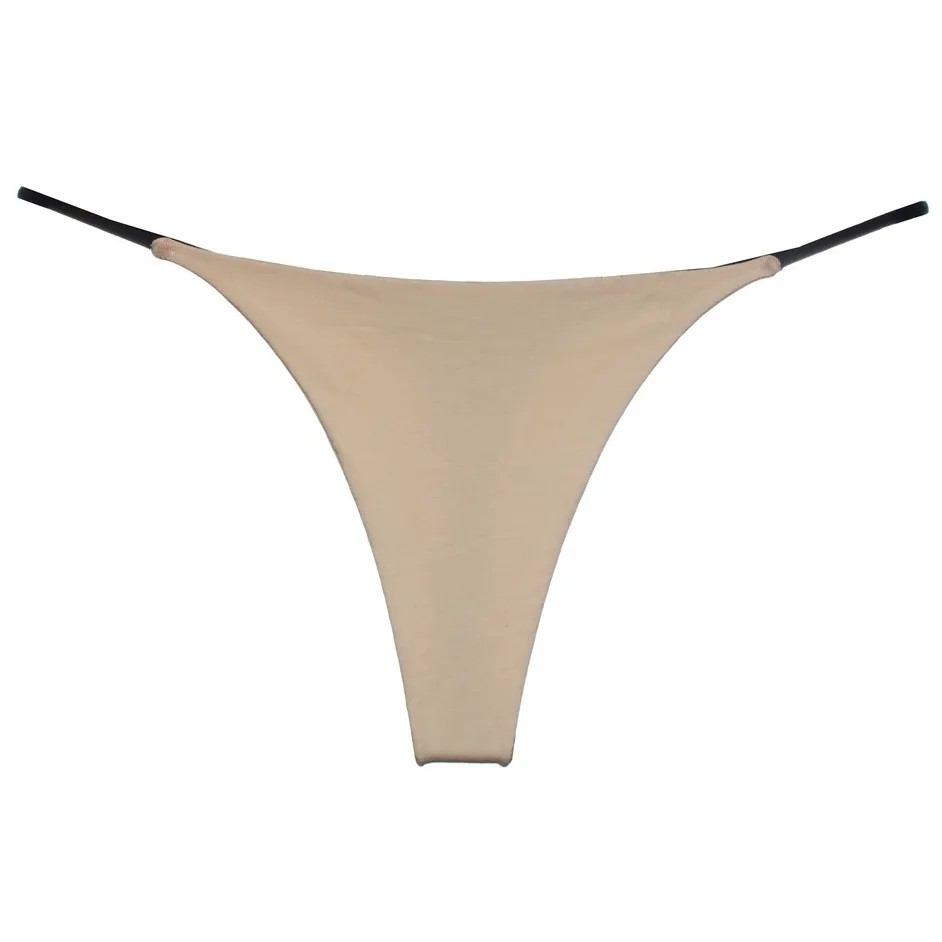 ２点セット シンプル シームレス スポーツ 無地 クッション性 パンティ Ｔバック・タンガ