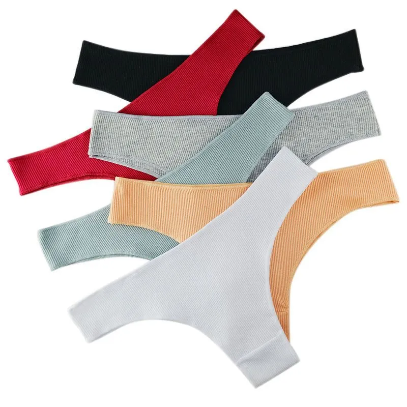 欠かせない 通気性良い 全6色 綿 柔らかい 吸汗速乾 ヨガ 快適 スポーツ  Tバック・タンガ