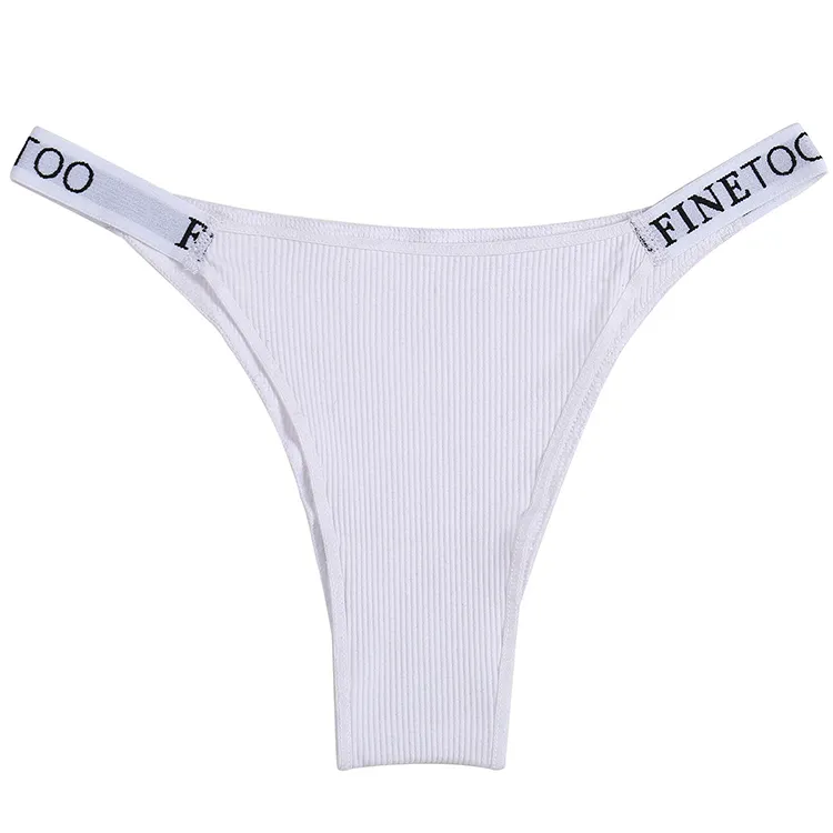 シンプル ひびかない ローウエスト アルファベット フィット感 Tバック・タンガ