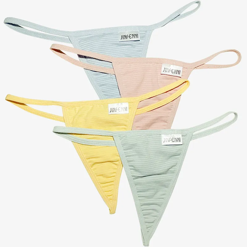 好感度UP ストライプ柄 快適な着心地 セクシー Tバック・タンガ