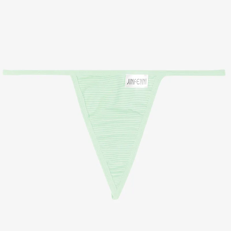 好感度UP ストライプ柄 快適な着心地 セクシー Tバック・タンガ