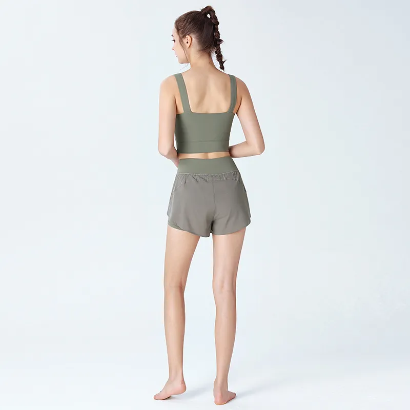 2点セット  ファッション 無地  シンプル スポーツ ヨガセット