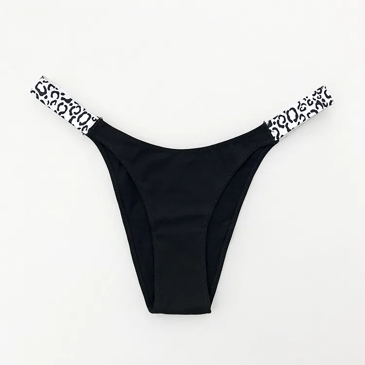 セクシー ヒップアップ ローウエスト ゼブラ柄 切り替え ストレッチ Tバック・タンガ