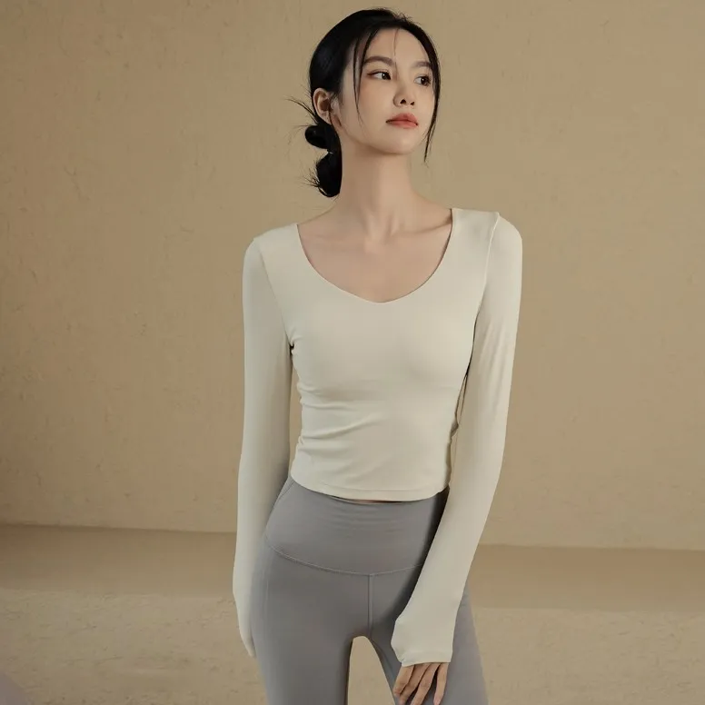 運動向き トレーニング 伸縮性よい ヨガウェア コンプレッション 吸収速乾 ヨガトップス