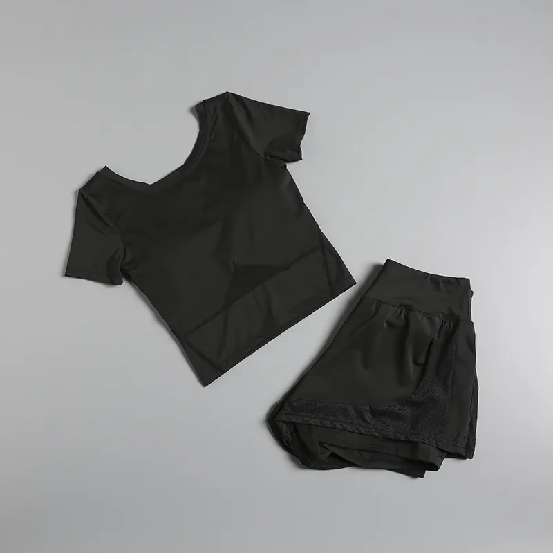 2点セット 今季注目 運動向き トレーニング フィット ヨガセット