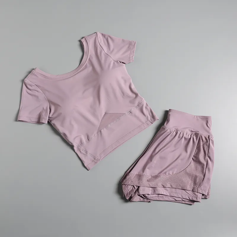 2点セット 今季注目 運動向き トレーニング フィット ヨガセット