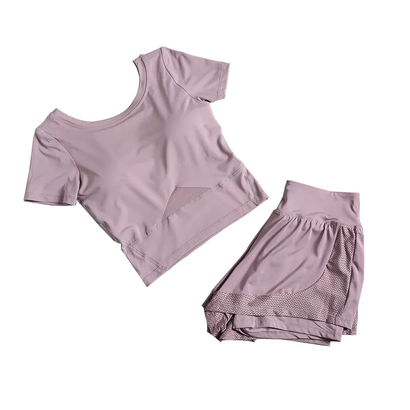 2点セット 今季注目 運動向き トレーニング フィット ヨガセット