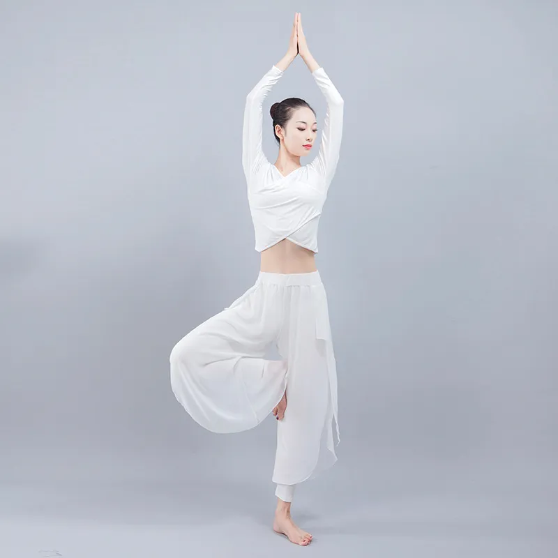 高見えデザイン ダンス ルーズ ヨガウェア 切り替え 動きやすい スポーツセット