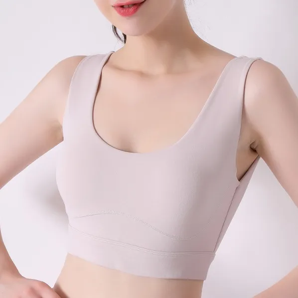 揺らない 切り替え 盛れる プル オーバー スポーツ ミニ丈 ヨガ ブラ