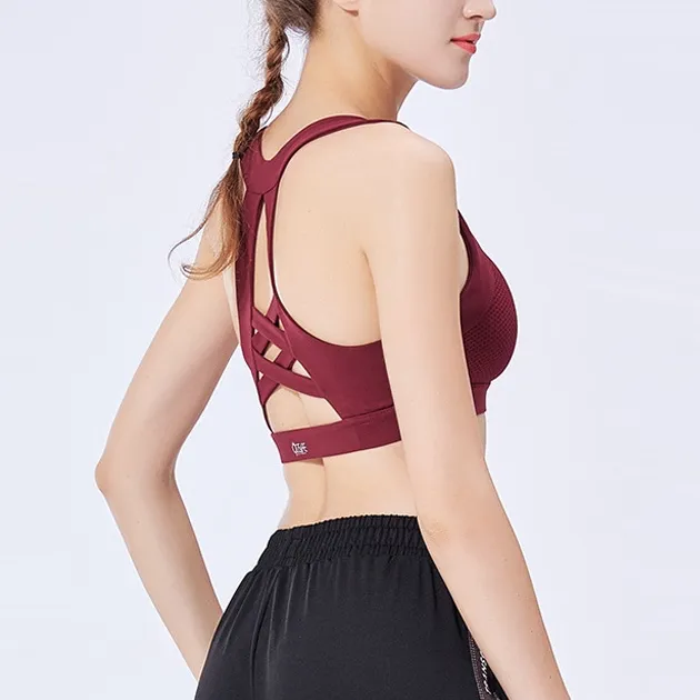 高品質 無地 ファッション 痛くない 揺らない 背中綺麗 ヨガ ブラ