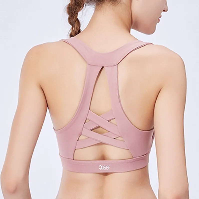 高品質 無地 ファッション 痛くない 揺らない 背中綺麗 ヨガ ブラ