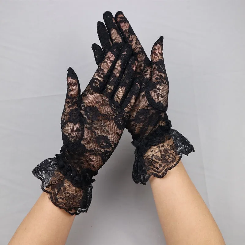 超かわいい セクシー コスプレ 誘惑 マンネリ解消 レース 切り替え オシャレ 飾り 手袋
