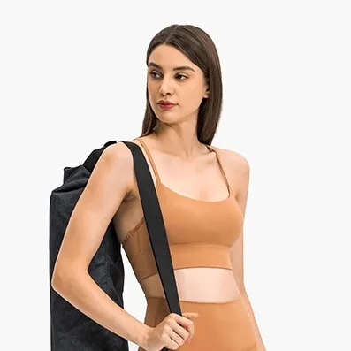 Y型 動きやすい 無地 背中すっきり 激しい運動にも安心 ヨガブラ