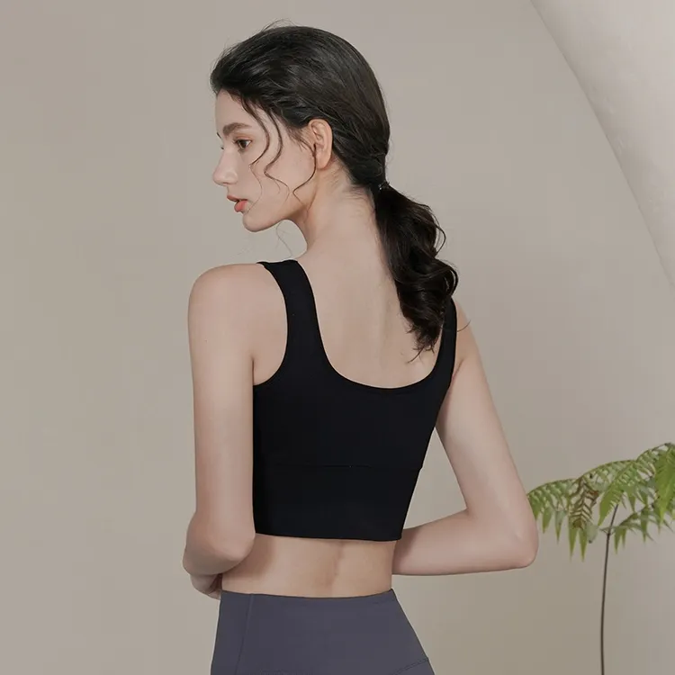 爽やかな配色 適度なフィット感 トレーニング 激しい運動にも安心 耐震 運動着 ヨガブラ