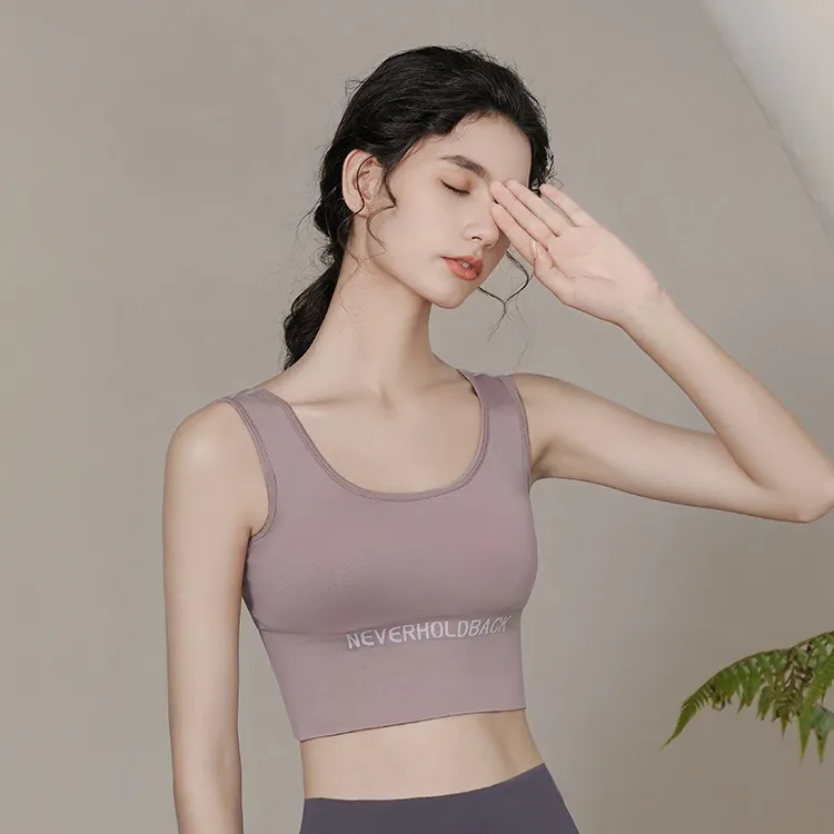 爽やかな配色 適度なフィット感 トレーニング 激しい運動にも安心 耐震 運動着 ヨガブラ