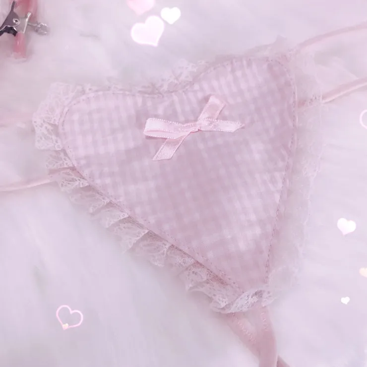 3点セットお買い得 レース リボン付き ふわふわ マンネリ解消 デート エロアクセサリー