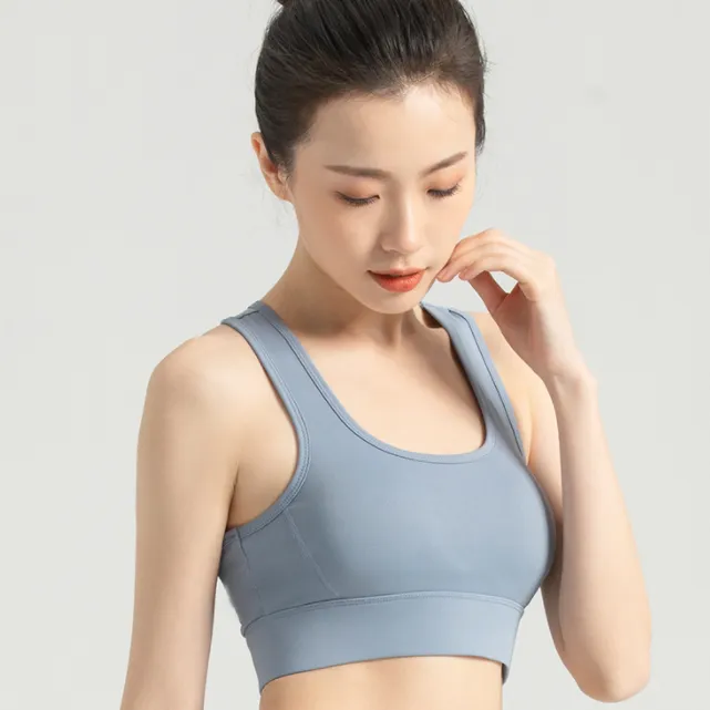 超人気 背中魅せ ノースリーブ スポーツウェア ヨガブラ
