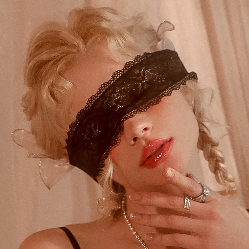 女性魅力満載 レース 誘惑 あざとい 可愛い 合わせやすい アイマスク エロアクセサリー