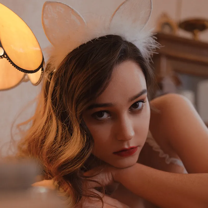 猫耳 セクシー 可愛い 写真 撮影 レース 切り替え マンネリ解消 カチューシャ