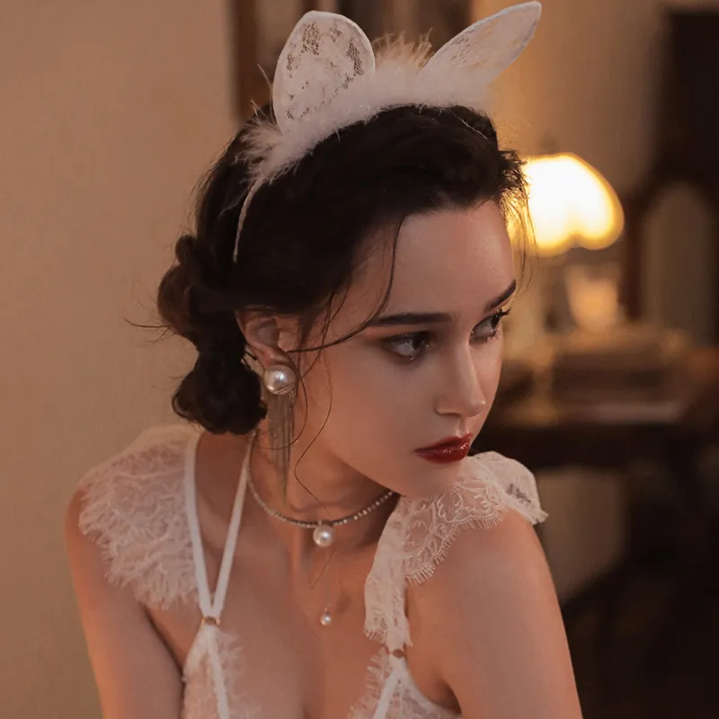 猫耳 セクシー 可愛い 写真 撮影 レース 切り替え マンネリ解消 カチューシャ