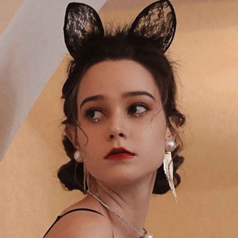 猫耳 セクシー 可愛い 写真 撮影 レース 切り替え マンネリ解消 カチューシャ