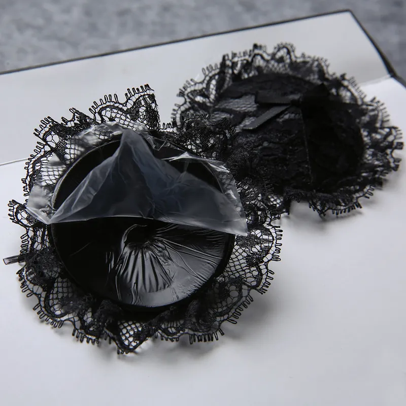 大人可愛い レース 切り替え 高通気性 ステルス  セクシー ニップレス