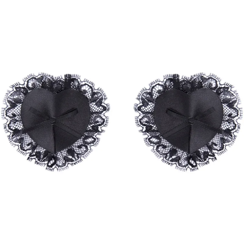 大人可愛い レース 切り替え 高通気性 ステルス  セクシー ニップレス