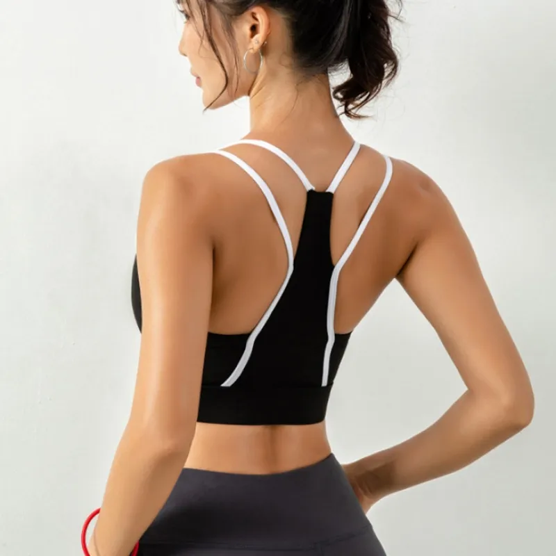 瞬間脱着 ファスナー 切り替え 無地 新商品 サポートする ヨガブラ