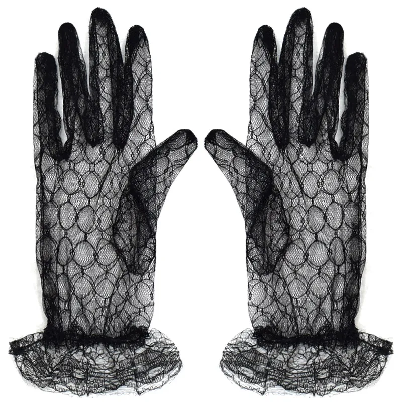 透け透け レース メッシュ セクシー ロリ 通気性良い デート COS 手袋